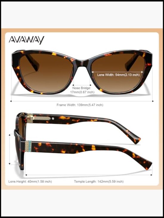 Polarized Cat Eye Sunglasses UV400 Protection Acetate Frame main image 5